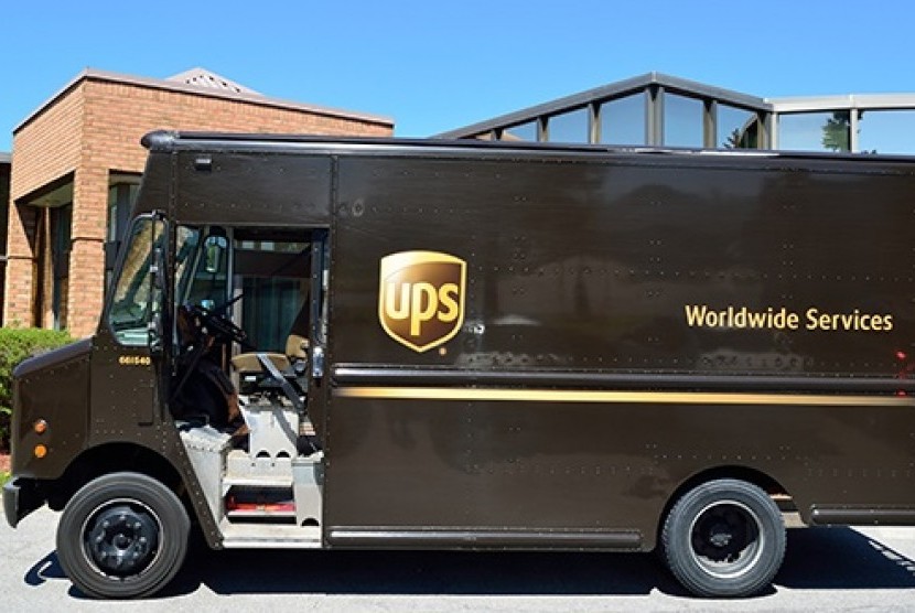 Perusahaan ekspedisi Amerika Serikat, United Parcel Service (UPS).