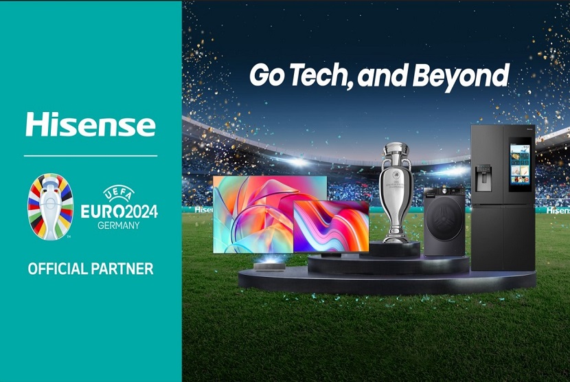 Perusahaan teknologi dunia Hisense resmi mengumumkan telah menandatangani kontrak sebagai sponsor global untuk pelaksanaan UEFA EURO 2024, melanjutkan sponsorship sebelumnya pada tahun 2016 dan 2020, dan termasuk sukses mensponsori Piala Dunia FIFA 2022. 