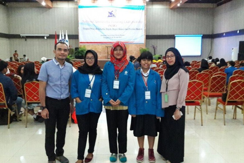 Perwakilan ABA BSI Jakarta bersama dosen pembina untuk mengikuti National University Debating Champonship. 