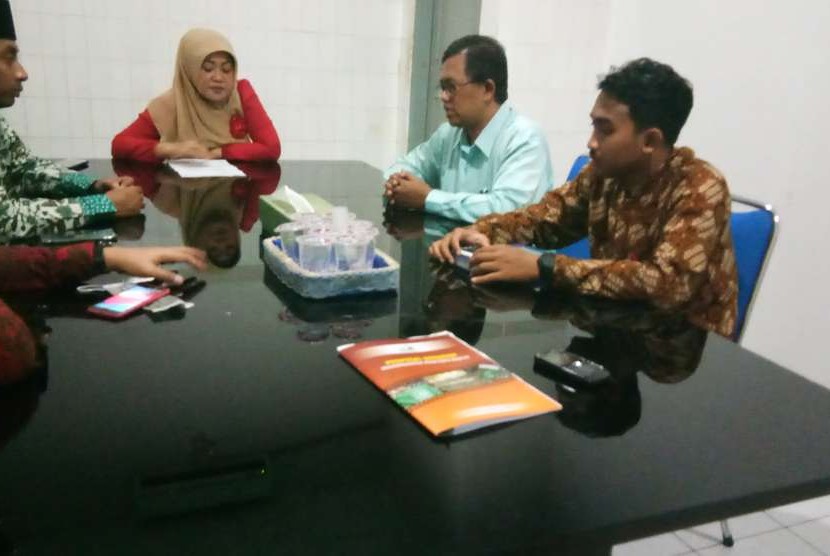 Perwakilan panitia Muhammadiyah Jogja Expo saat beraudiensi ke kantor Harian Republika Perwakilan DIY-Jateng.