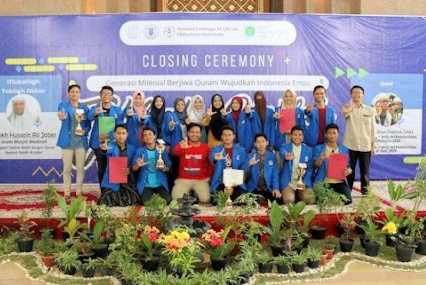 Perwakilan Universitas Islam Indonesia (UII) yang berlaga di MTQ UNS 2018.