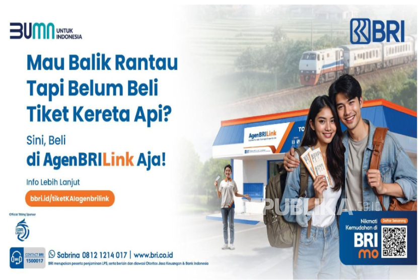 Pesan tiket kereta api dengan mudah di AgenBRILink.