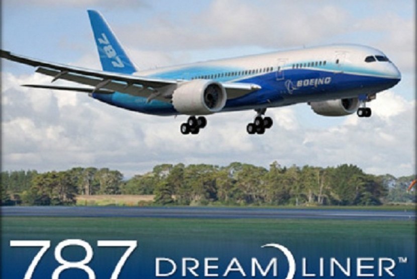 Pesawat Dreamliner 787.