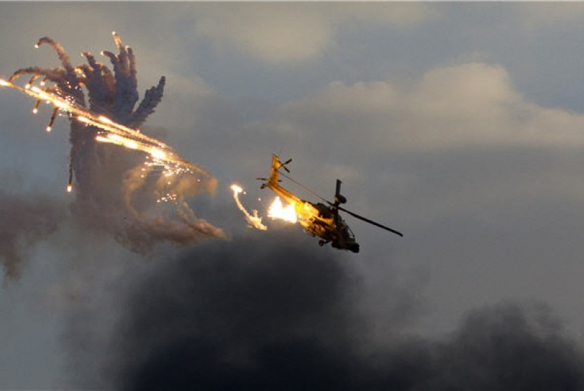 Pesawat helikopter jatuh (ilustrasi) 