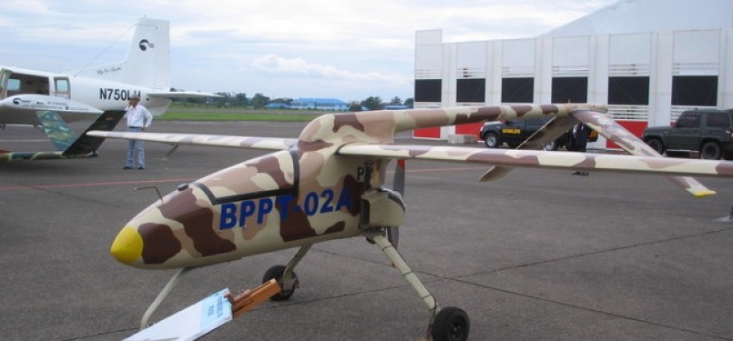 Pesawat intai buatan BPPT bernama 02A-Pelatuk