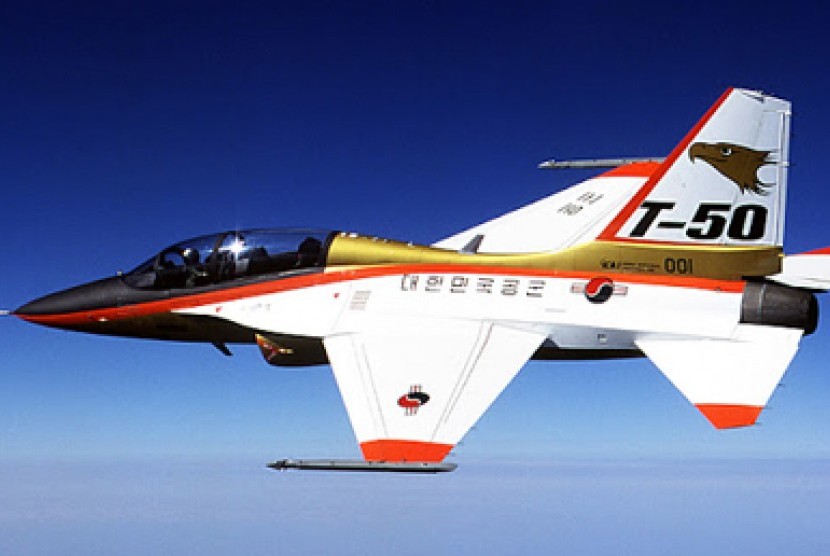 Pesawat latih Jet T-50 milik Korea Selatan.