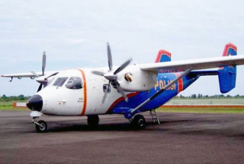 Police's M 28 Skytruck lost contact above the northern waters of Lingga District, Riau Islands Province on Saturday, December 3. (Illustration)