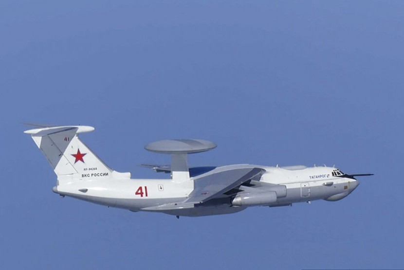 Pesawat Rusia. Ilustrasi.
