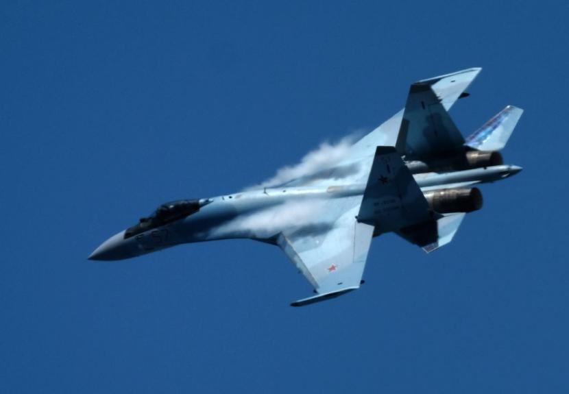 Pesawat Sukhoi Su-35 yang diincar Kemenhan RI.