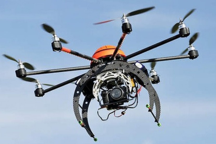 Pesawat tanpa awak (Drone) bersenjata. Ilustrasi. Militer Israel berdalih drone bersenjata untuk serang milisi bersenjata Palestina