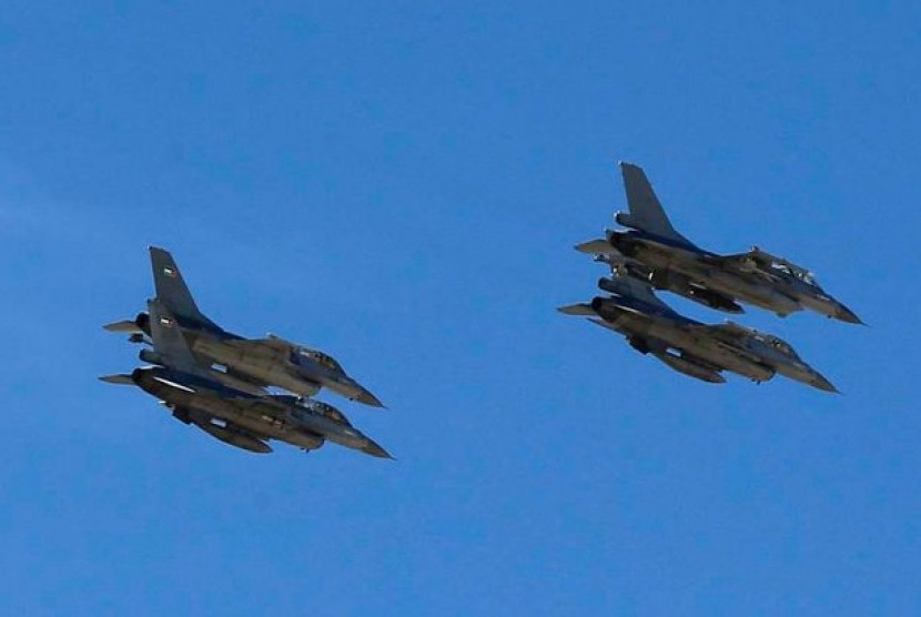 Pesawat Tempur yang digunakan Yordania menggempur ISIS