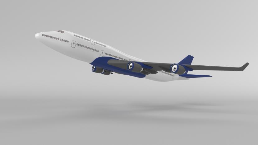 Pesawat (ilustrasi). Mayoritas pesawat memilih cat putih untuk bodinya dan biru untuk kursinya.