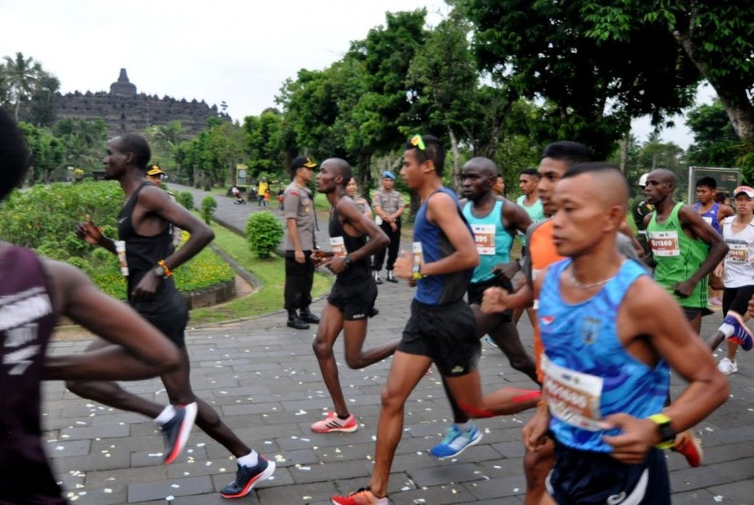 Peserta Borobudur Marathon 2018.