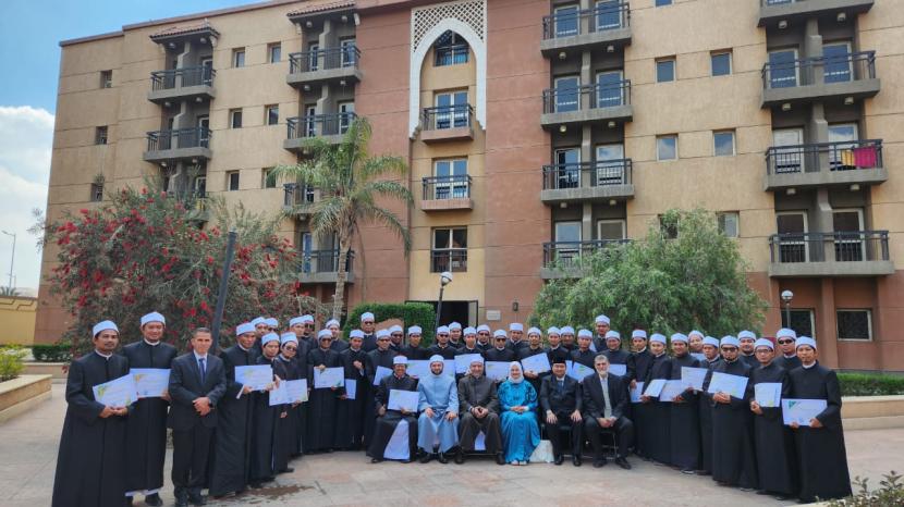 Peserta daurah Lazis ASFA di Al Azhar Kairo. Mereka akan pulang ke lembaga pendidikan asal untuk membangun SDM berkualitas.