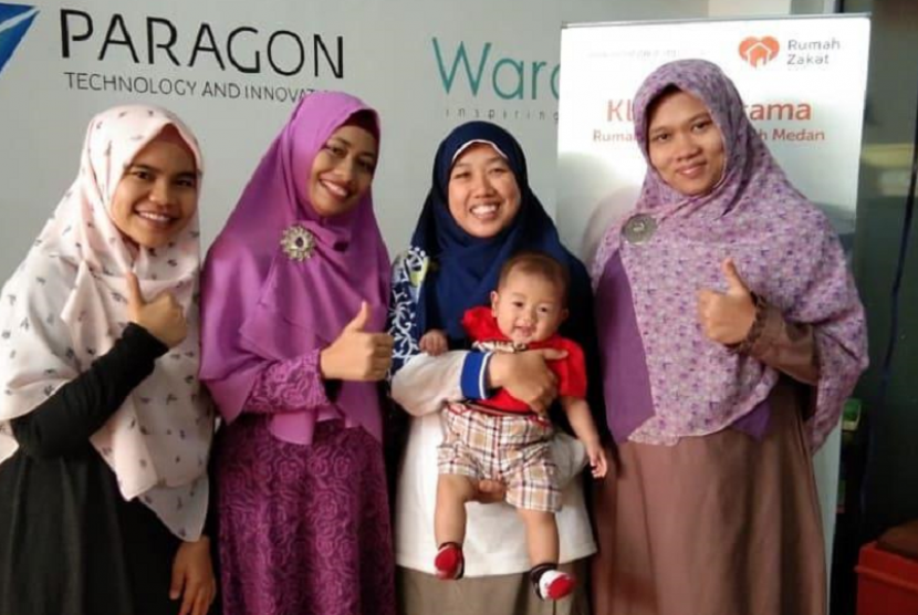 Peserta kelas Prenatal Yoga dan senam hamil.