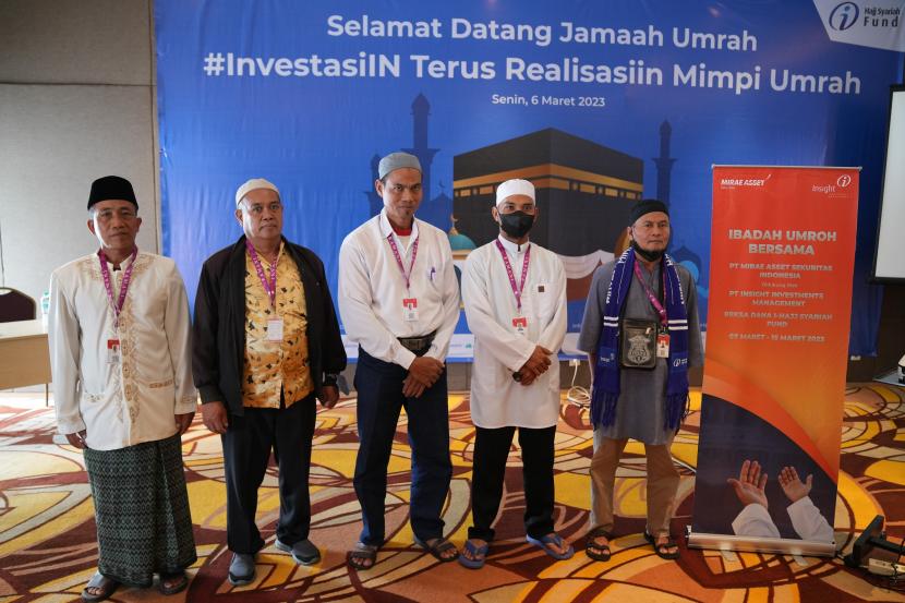 Peserta umroh yang digelar PT Mirae Asset Sekuritas Indonesia berkolaborasi dengan PT Insight Investments Management.