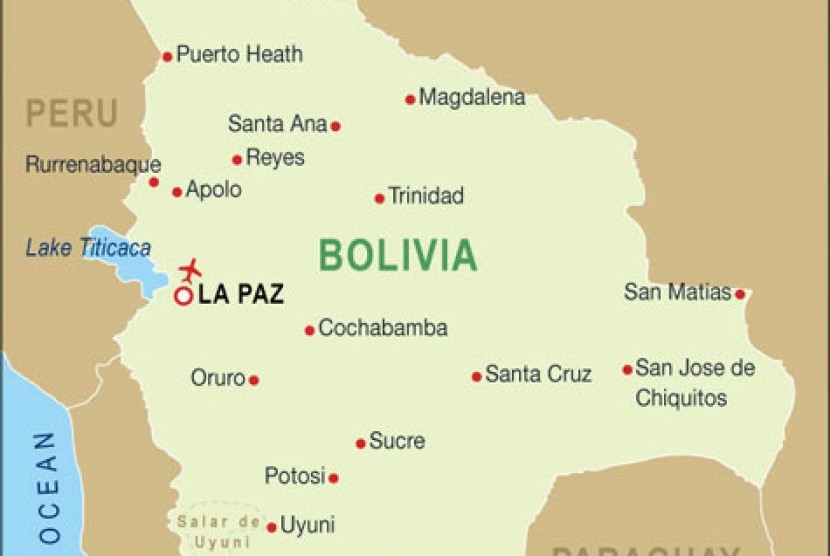 Peta Bolivia