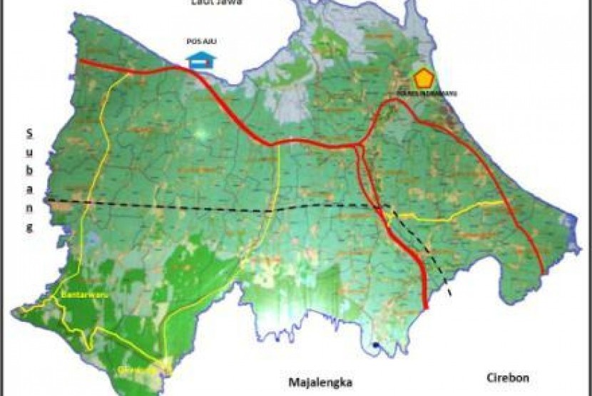 Peta Indramayu