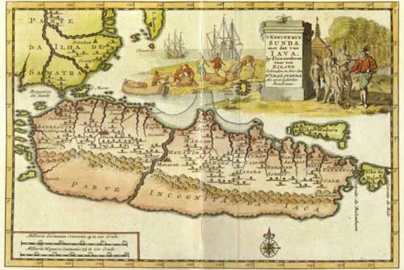 Peta Jawa kuno.
