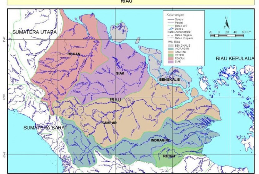 Peta Kerajaan Riau.