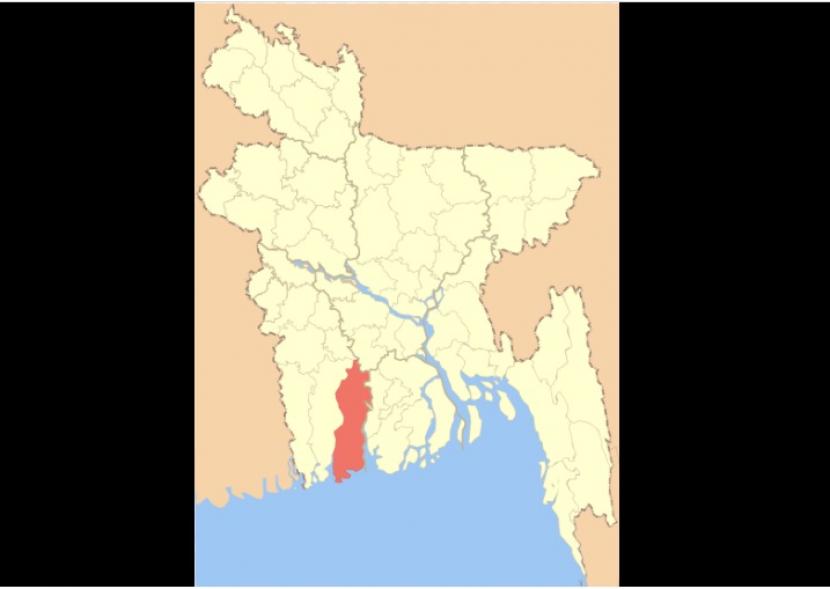 Peta Kota Bagerhat, Bangladesh.