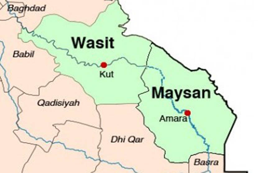 Wasith, Kota Peradaban Umayyah. Foto: Peta Kota Wasith.