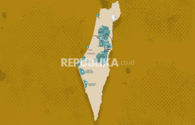 Pemerintah Israel menyatakan keinginannya Palestina jauh dari Yerusalem. Peta Palestina versi arogansi Trump