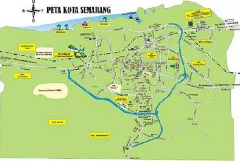 Map of Semarang