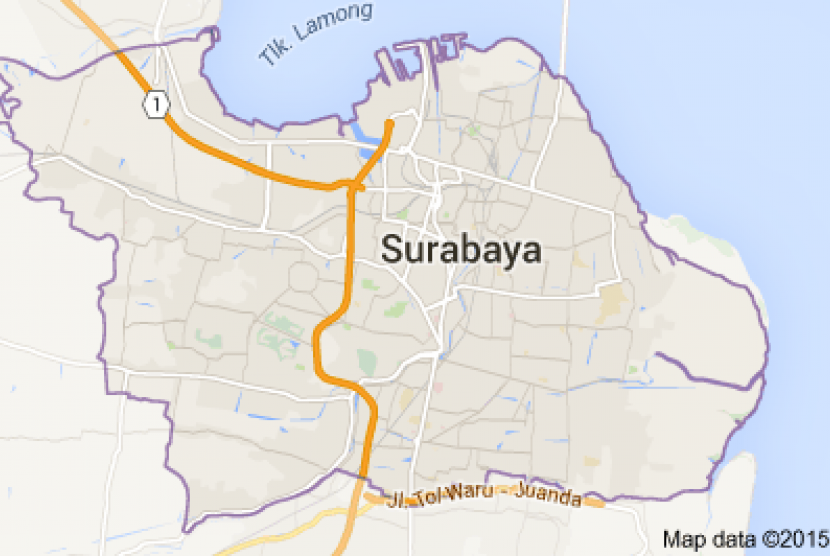 peta surabaya