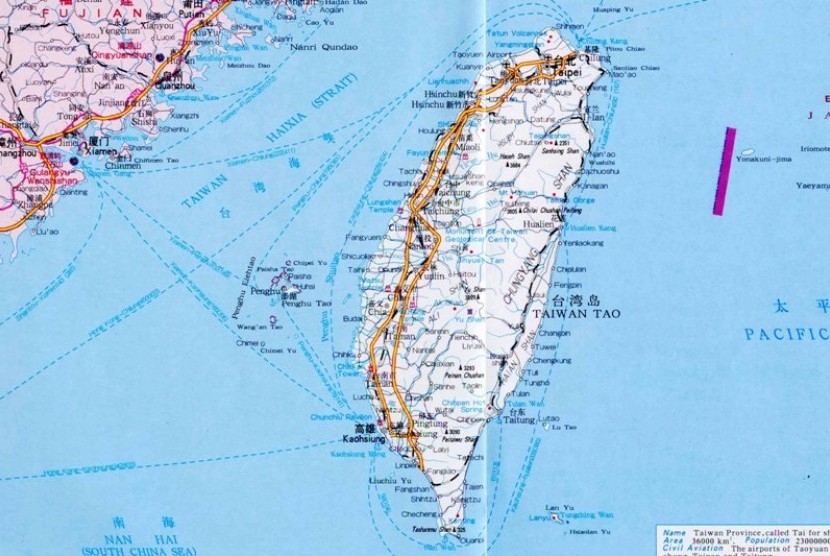 Peta Taiwan.