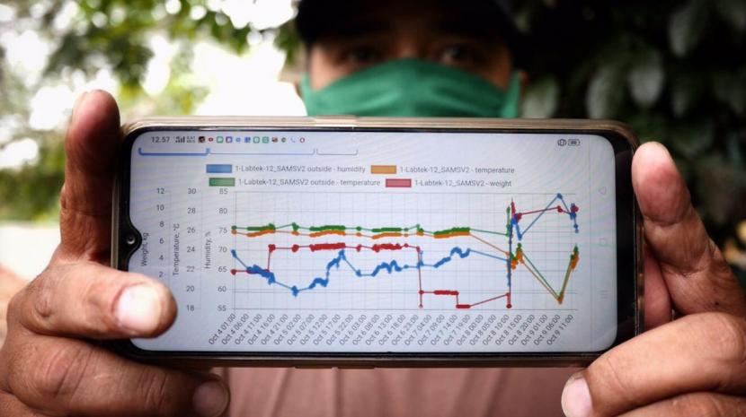 Petani lebah madu mengembangkan teknologi smartphone untuk menghasilkan madu yang berkualitas.