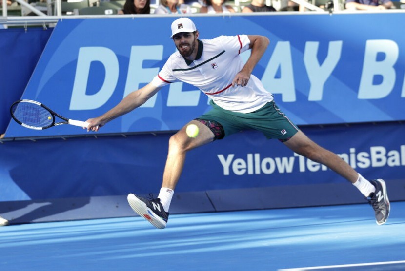  Petenis jangkung asal Amerika Serikat Reilly Opelka meraih gelar ATP Tour di Delray Beach Open di Florida setelah bertanding dua kali, Ahad.