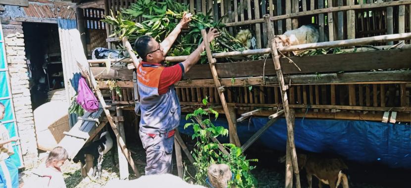 Peternak binaan Rumah Zakat dapat kambing baru