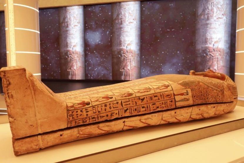 Peti Mati Firaun yang Baru Ditemukan Tiba di Expo Dubai 2020