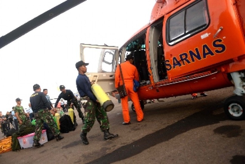 Basarnas' search and rescue operation for AirAsia QZ8501