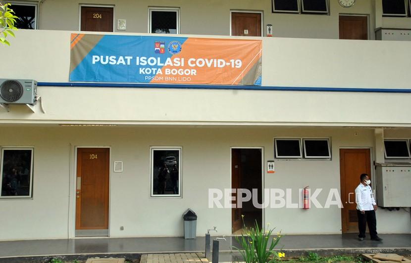 Pusat Pengembangan Sumber Daya Manusia (PPSDM) Badan Narkotika Nasional (BNN), Lido, Kabupaten Bogor, Jawa Barat, yang akan menjadi lokasi isolasi pasien Covid-19 tanpa gejala.