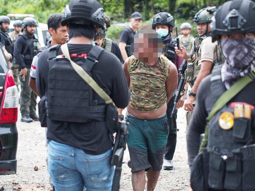 Petugas gabungan ops Nemangkawi 2020 berhasil mengamankan satu terduga pelaku penembakan di Timika.