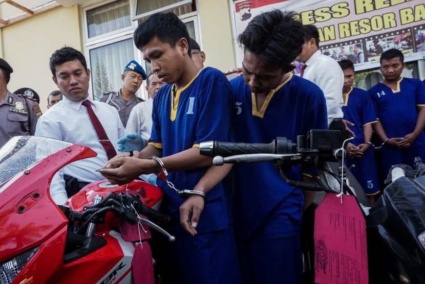 Polisi tangkap sindikat curanmor (ilustrasi)