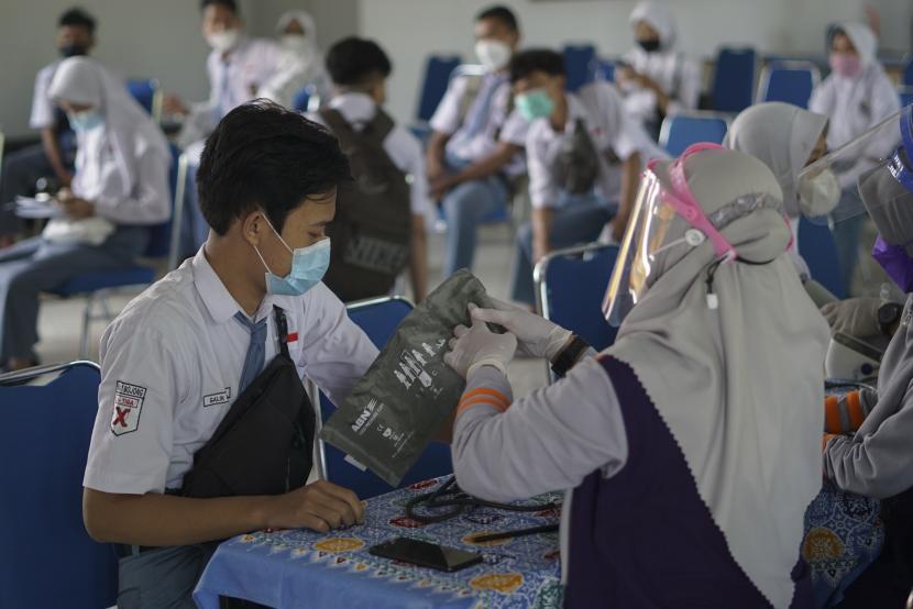 Vaksinasi Covid-19 pelajar Tangerang akan digelar secara bertahap.