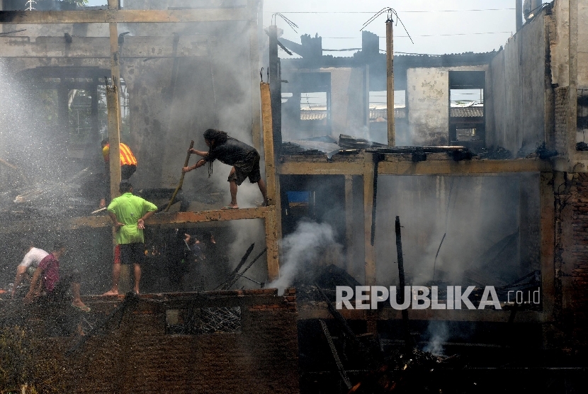 Kebakaran pasar (ilustrasi)