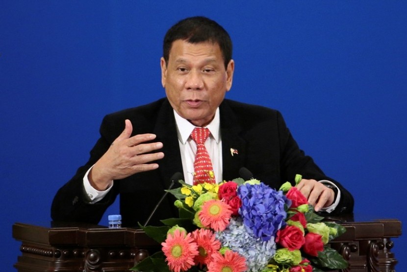 Presiden Filipina Rodrigo Duterte mengumumkan penghentian Perjanjian Kunjungan Angkatan (VFA) dengan Amerika Serikat (AS). Ilustrasi.