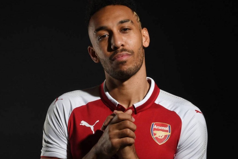 Pierre-Emerick Aubameyang, rekrutan Arsenal pada bursa transfer Januari 2018.