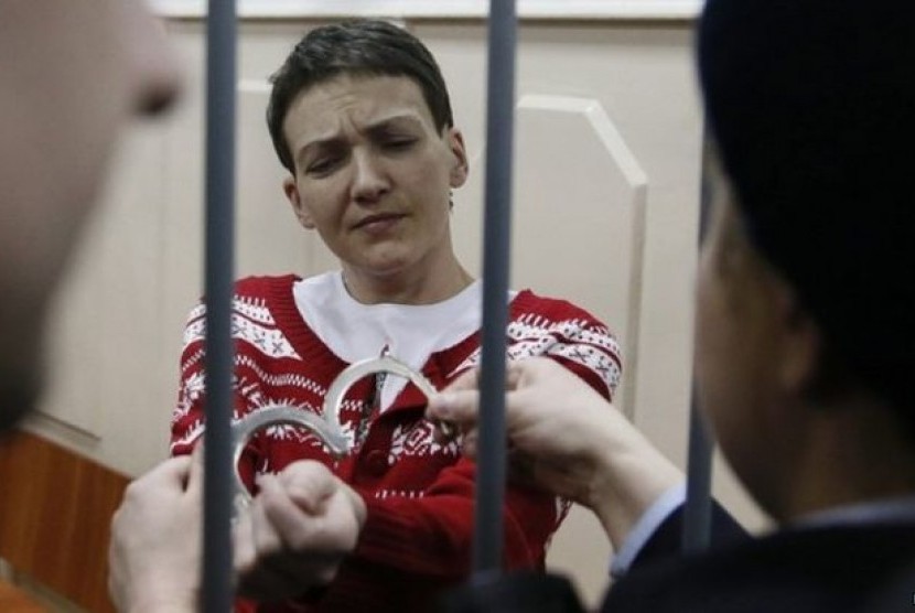 Pilot Ukraina, Nadezhda Savchenko yang terlibat pembunuhan dua wartawan Rusia