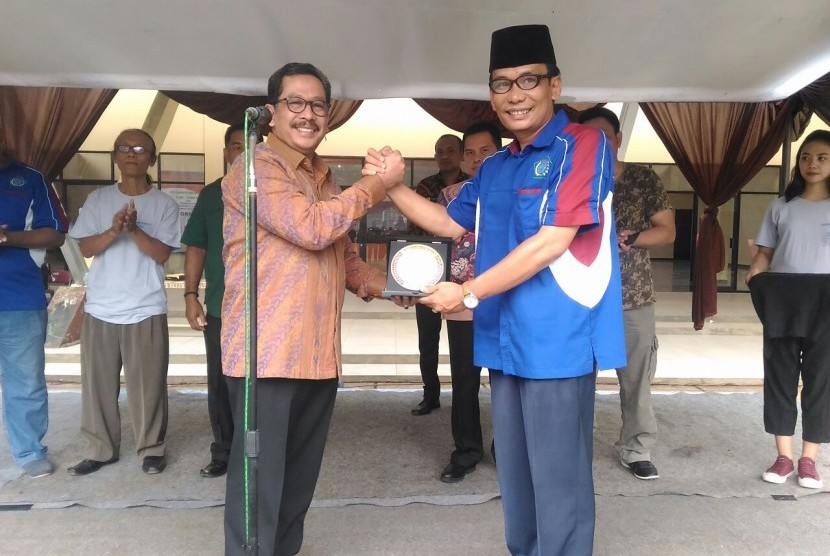 Pimpinan Badan Sosialisasi MPR RI Zainut Tauhid Sa'adi melakukan sosialisasi empat pilar di Bogor.