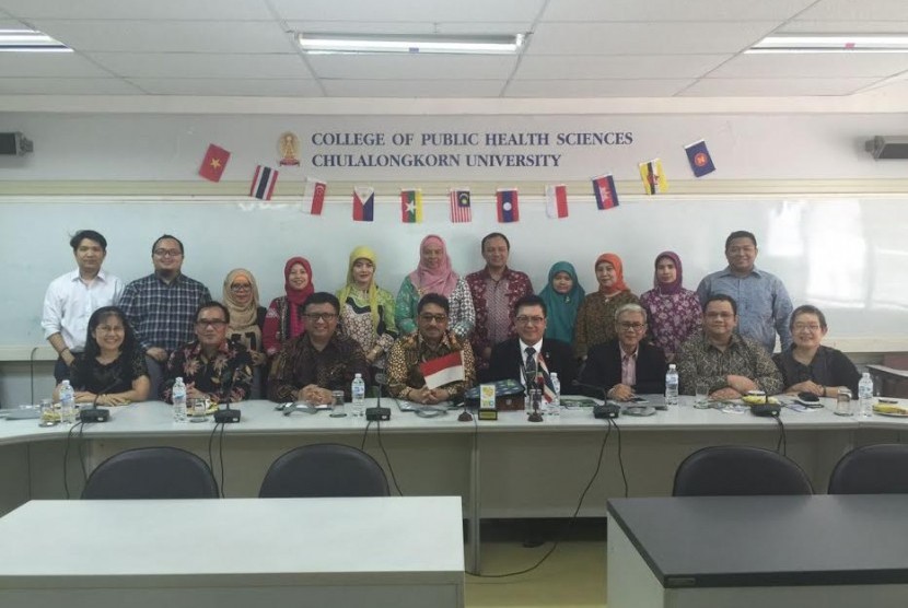 Pimpinan Fakultas Kedokteran dan Kesehatan Universitas Muhammadiyah Jakarta (FKK UMJ) melakukan kunjungan kerja ke College of Public Health Sciences (CPHS) Chulalongkorn University-Thailand.