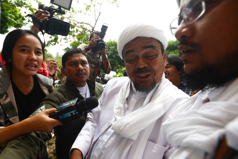 Pimpinan Front Pembela Islam (FPI) Rizieq Shihab.
