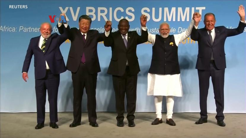 Pimpinan negara-negara yang tergabung dalam BRICS.