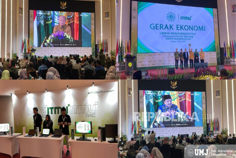 Pimpinan Pusat Muhammadiyah melakukan soft launching produk ITMU di Universitas Muhammadiyah Jakarta, Selasa (17/6/2025), 