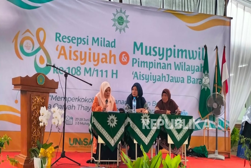 Pimpinan Wilayah Aisyiyah Jawa Barat gelar musyawarah pimpinan wilayah di Aisyiyah Boarding School, Baleendah, Kabupaten Bandung, Jawa Barat, pada 27-28 Juni 2025, 