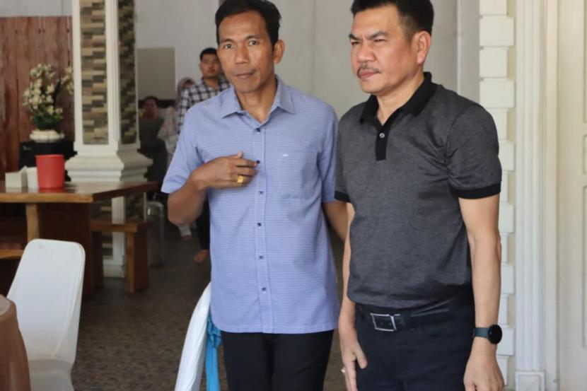 Pj Gubernur Bangka Belitung Suganda Pandapotan Pasaribu bersama Sekda Babel Naziarto.